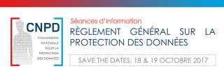 Information sessions: General Data Protection Regulation