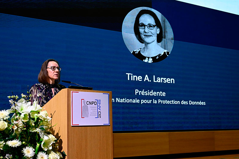 Tine A. Larsen (Présidente de la CNPD)
