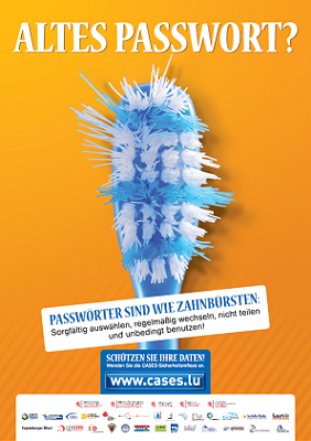 Affiche "Mot de passe usé?"